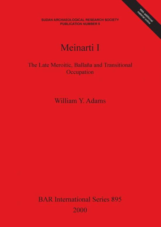 Cover for William Y. Adams · Meinarti I (British Archaeological Reports (BAR) International) (Paperback Book) (2000)