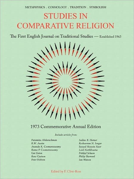 Cover for F Clive-ross · Studies in Comparative Religion: Commemorative Annual Edition - 1973 (Paperback Book) (2010)