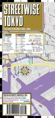 Michelin · Streetwise Tokyo Map - Laminated City Center Street Map of Tokyo, Japan: City Plans (Map) (2018)