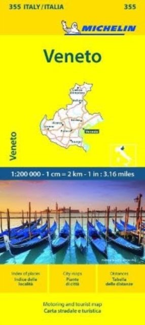 Michelin · Veneto - Michelin Local Map 355 (Landkart) (2023)