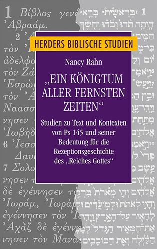 Cover for Rahn · &quot;Ein Königtum aller fernsten Zeite (Book) (2020)