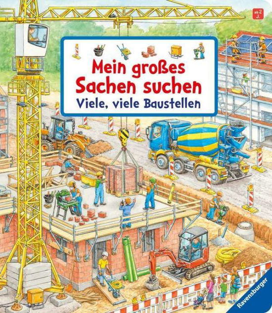 Cover for Susanne Gernhäuser · Mein großes Sachen suchen: Viele, viele Baustellen (Brinquedos)