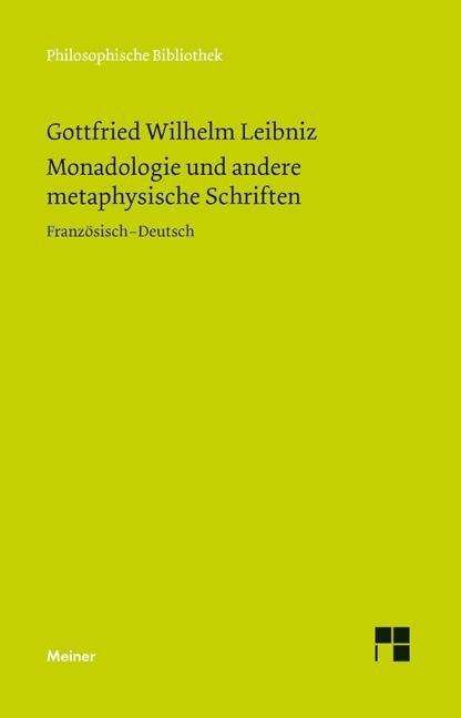 Cover for Gottfried Wilhelm Leibniz · Philos.Bibl.537 Leibniz.Monadologie (Book)