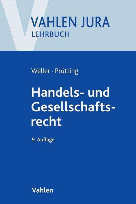 Cover for Weller · Handels- und Gesellschaftsrecht (Book)