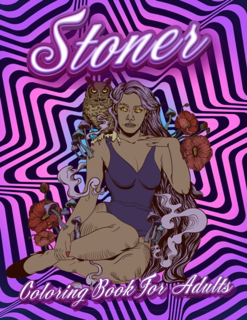 Cover for Happy Hour Coloring · Stoner Coloring Book For Adults (Paperback Book) (2021)