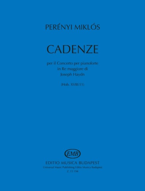 Cover for Miklos Perenyi · Cadenze per il concerto per pianoforte in Re maggiore di Joseph Haydn (Pocketbok) (2022)