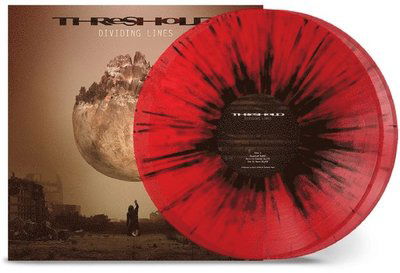 Cover for Threshold · Dividing Lines (2lp-transparent Red with Black Splatter) (LP) (2022)