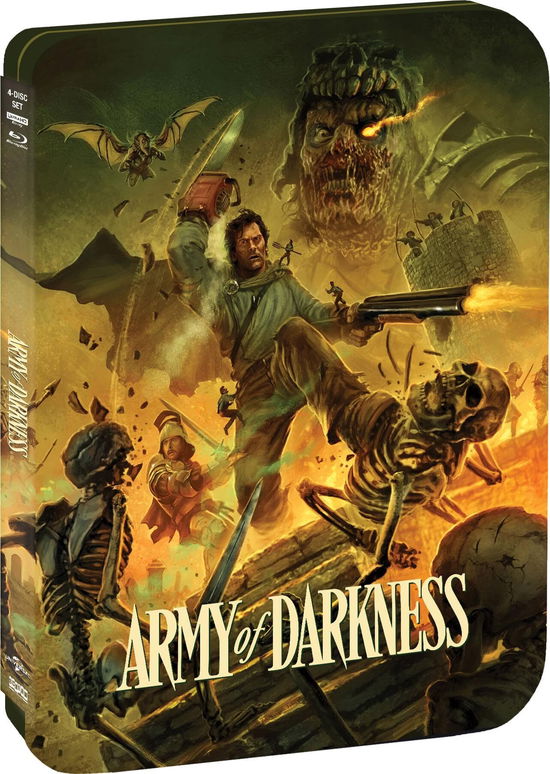 Cover for 4k Ultra Hd · Army of Darkness (Collector’s Edition)  (Limited Edition Steelbook®) (4K UHD Blu-ray) [Collector’s edition] (2022)