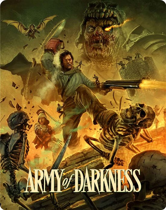 Cover for 4k Ultra Hd · Army of Darkness (Collector’s Edition)  (Limited Edition Steelbook®) (4K Ultra HD) [Collector’s edition] (2022)