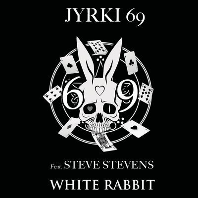 Jyrki 69 · White Rabbit - Black / White Splatter] (7") (2023)