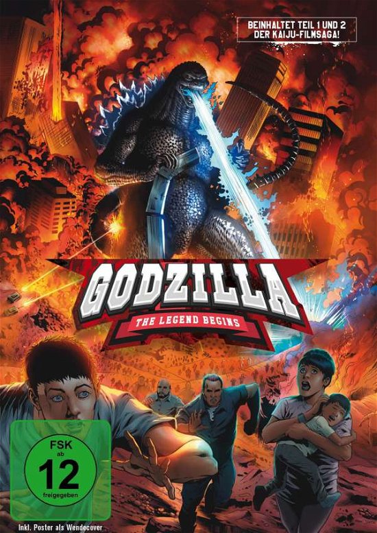 Cover for Hirata,akihiko / Takarada,akira / Burr,raymond/+ · Godzilla:the Legend Begins (DVD) (2019)