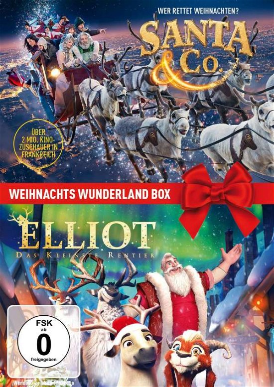 Cover for Chabat,alain / Tautou,audrey / Sanches,bruno/+ · Weihnachts Wunderland Box Santa &amp; Co.+elliot (DVD) (2021)