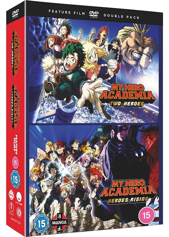 Cover for Anime · My Hero Academia: Movie Double Pack: Two Heroes &amp; Heroes Rising (DVD) (2020)