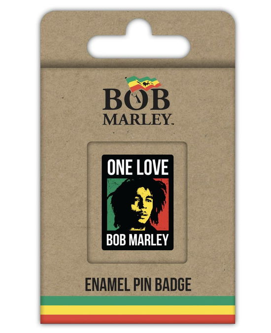 Cover for Bob Marley: Pyramid · One Love Enamel (Pin Badge / Spilla Smaltata) (MERCH)