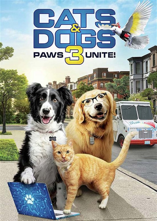 Cover for Cats &amp; Dogs: Paws Unite! (DVD) (2021)