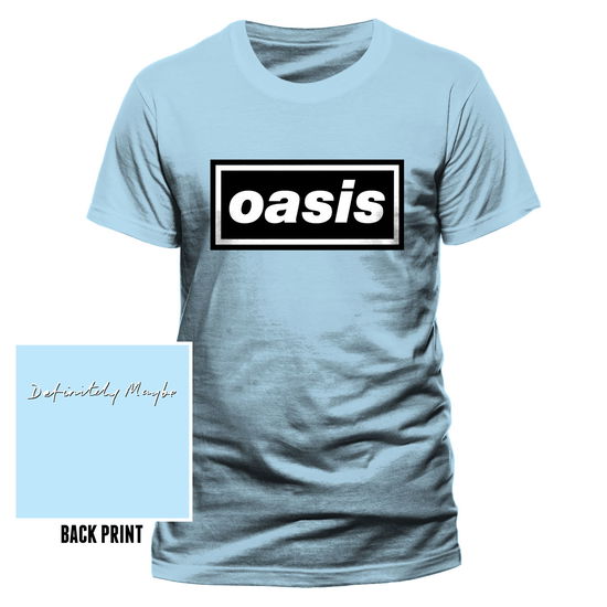 OASIS - T-Shirt IN A TUBE- Definitely Maybe - Oasis - Produtos - CID - 5054015085946 - 7 de fevereiro de 2019