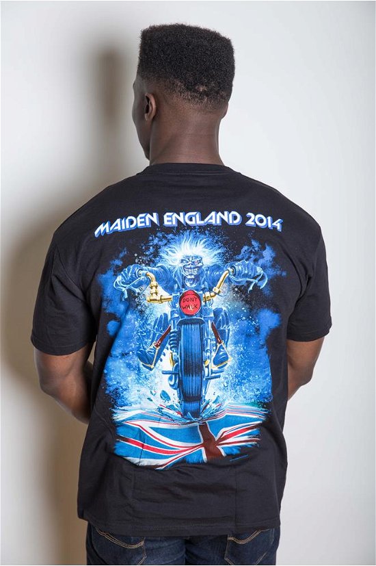 Iron Maiden Unisex T-Shirt: Tour Trooper (Back Print) - Iron Maiden - Produtos - ROCK OFF - 5055295389946 - 7 de novembro de 2014
