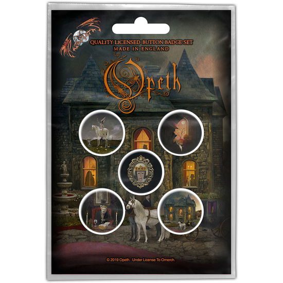 Opeth Button Badge Pack: In Caude Venenum (Retail Pack) - Opeth - Merchandise - PHM - 5055339799946 - 23. Dezember 2019