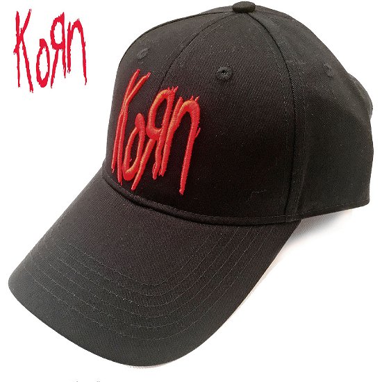 Korn Unisex Baseball Cap: Logo - Korn - Fanituote -  - 5056368648946 - 