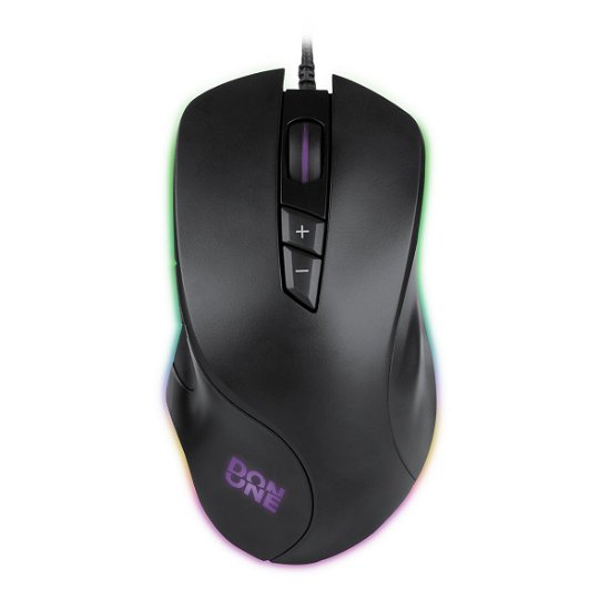 Cover for Pc · Pc - Don One - Santora M200 Gaming Mouse - Wired (1.8m) - 1000/4000dpi - Rgb - (black) /pc (Legetøj)
