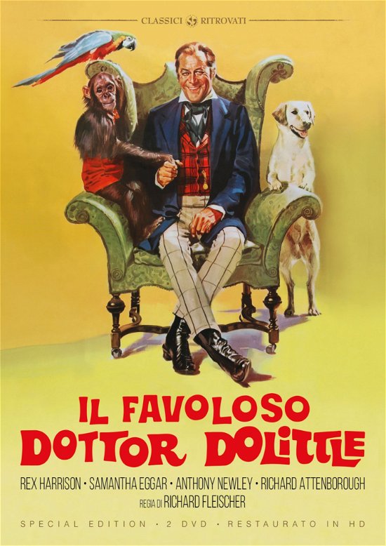 Cover for Favoloso Dr. Dolittle (Il) (Re · Il Favoloso Dr. Dolittle (DVD) [Special edition] (2021)