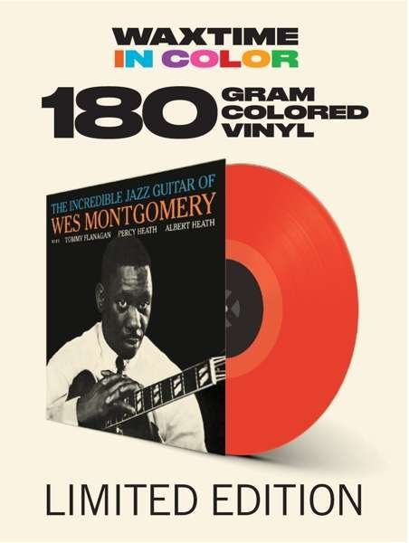 The Incredible Jazz Guitar Of Wes Montgomery (Limited Red Vinyl) - Wes Montgomery - Música - WAXTIME IN COLOR - 8436559465946 - 1 de marzo de 2019