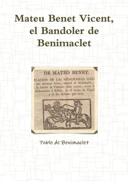 Cover for Pau Giner · Mateu Benet Vicent, El Bandoler de Benimaclet (Taschenbuch) (2018)