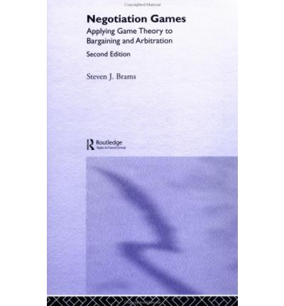 Cover for Steven Brams · Negotiation Games - Routledge Advances in Game Theory (Hardcover Book) (2002)