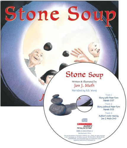 Cover for Jon J Muth · Stone Soup - Audio (Read Along Book &amp; Cd) (Lydbog (CD)) [Com / Pap edition] (2011)