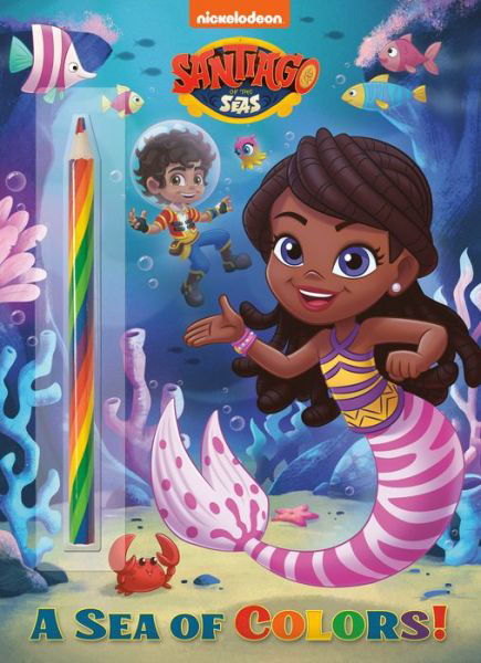 Cover for Golden Books · Sea of Colors! (Santiago of the Seas) (Book) (2023)