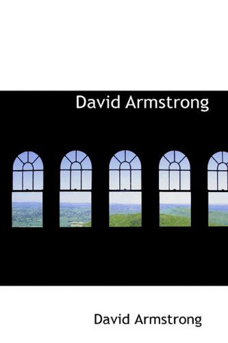 Cover for David Armstrong (Hardcover Book) (2009)