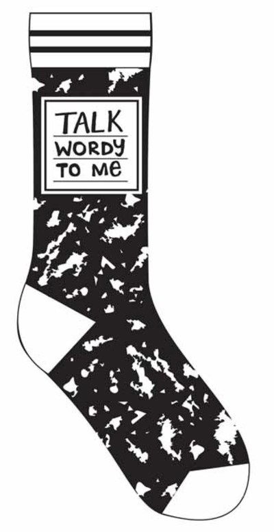 Cover for Gibbs Smith Publisher · Talk Wordy to Me Socks (Trykksaker) (2019)