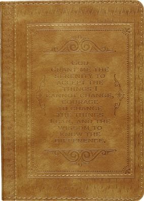 Cover for Peter Pauper Press · Serenity Prayer Journal (Leather Book) (2019)