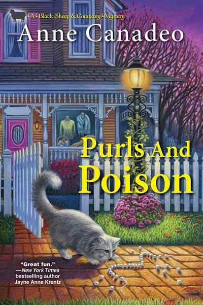 Cover for Anne Canadeo · Purls and Poison - A Black Sheep and Co. Mystery (Paperback Book) (2019)