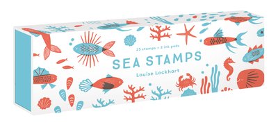 Sea Stamps: 25 stamps + 2 ink pads - Louise Lockhart - Books - Princeton Architectural Press - 9781616898946 - March 24, 2020
