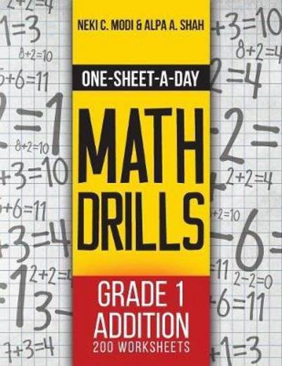 Cover for Neki C Modi · One-Sheet-A-Day Math Drills (Paperback Book) (2017)