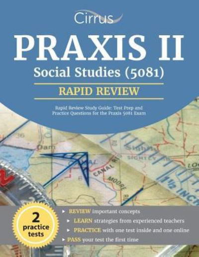 Cover for Praxis II Social Studies Exam Team · Praxis II Social Studies (5081) Rapid Review Study Guide (Paperback Book) (2017)