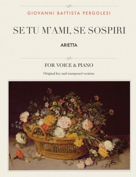 Cover for Giovanni Battista Pergolesi · Se tu m'ami, se sospiri (Paperback Bog) (2018)