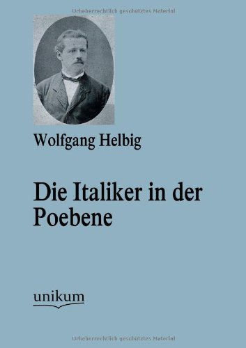 Cover for Helbig, Wolfgang, Pas · Die Italiker in der Poebene (Pocketbok) [German edition] (2012)