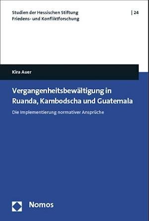 Cover for Auer · Vergangenheitsbewältigung in Ruand (Bok)