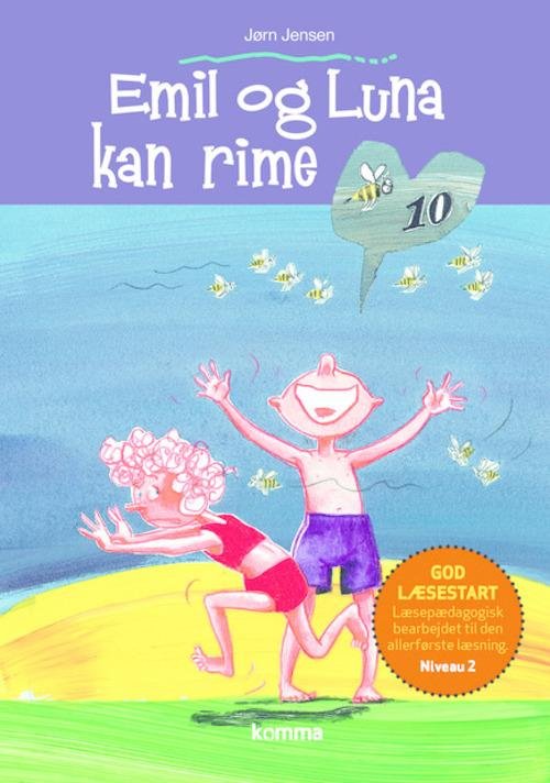 Cover for Jørn Jensen · Kommas Læsestart: Emil og Luna Kan Rime - Niveau 2 (Indbundet Bog) [Indbundet] (2014)