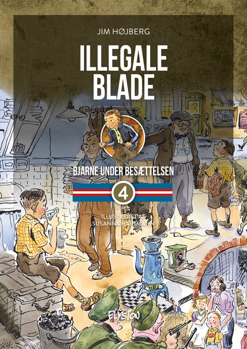 Cover for Jim Højberg · Bjarne under Besættelsen: Illegale balde (Hardcover Book) [1. Painos] (2024)