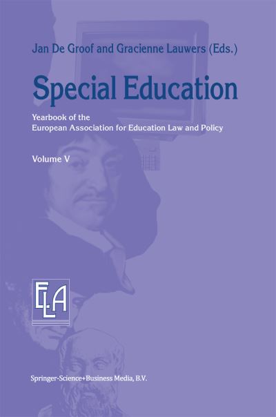 Cover for J De Groof · Special Education: Yearbook of the European Association for Education Law and Policy - Yearbook of the European Association for Education Law and Policy (Paperback Book) [Softcover reprint of hardcover 1st ed. 2004 edition] (2010)