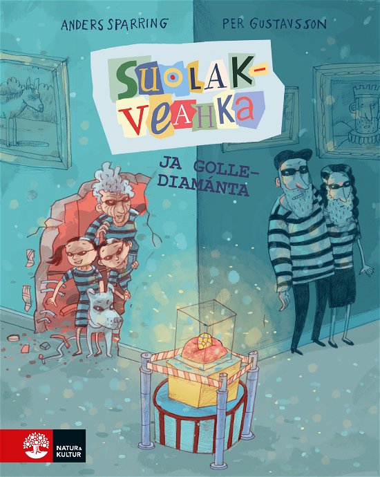 Cover for Per Gustavsson · Suolak-veahka ja gollediamánta : Familjen Knyckertz och gulddiamanten på no (Innbunden bok) (2022)