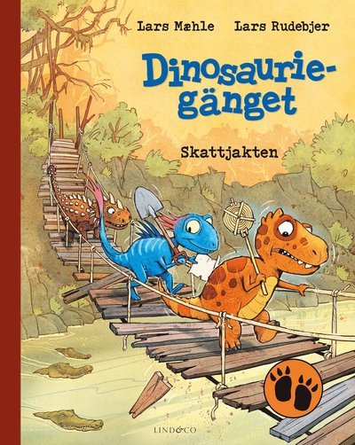 Cover for Lars Mæhle · Dinosauriegänget : Skattjakten (Innbunden bok) (2022)