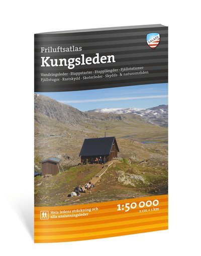 Cover for Calazo · Kungsleden - Friluftsatlas - Outdoor atlas (Pocketbok) (2022)