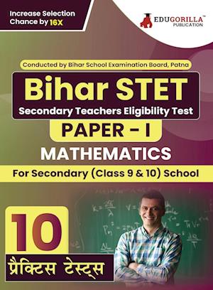 Cover for Edugorilla Prep Experts · Bihar STET Paper - 1 : Mathematics (Paperback Book) (2023)