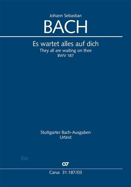 Cover for Bach · Es wartet alles auf dich (Klaviera (Book)