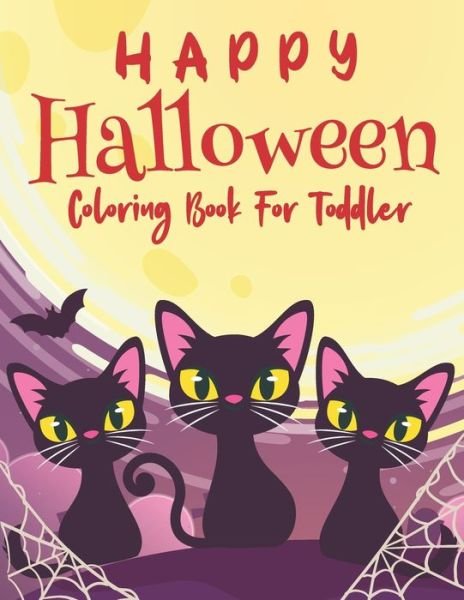 Cover for The Universal Book House · Happy Halloween Coloring Book For Toddler (Paperback Book) (2020)