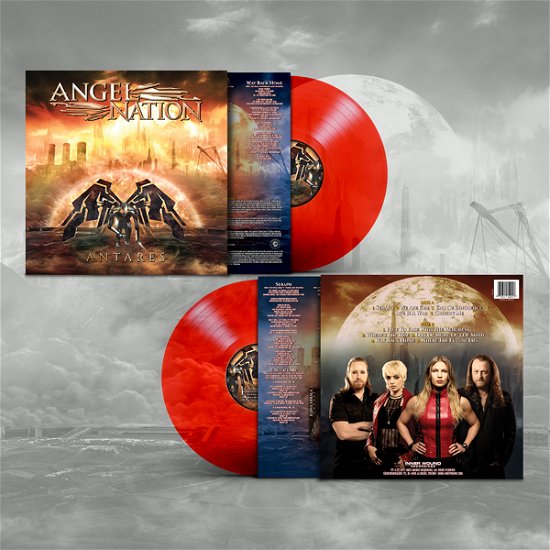 Cover for Angel Nation · Antares (Clear Red Vinyl) (LP) [Coloured edition] (2022)
